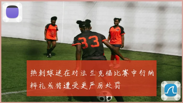 热刺球迷在对法兰克福比赛中行纳粹礼或将遭受更严厉处罚