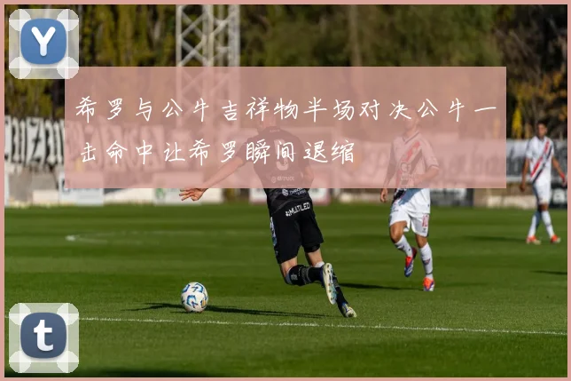 希罗与公牛吉祥物半场对决公牛一击命中让希罗瞬间退缩